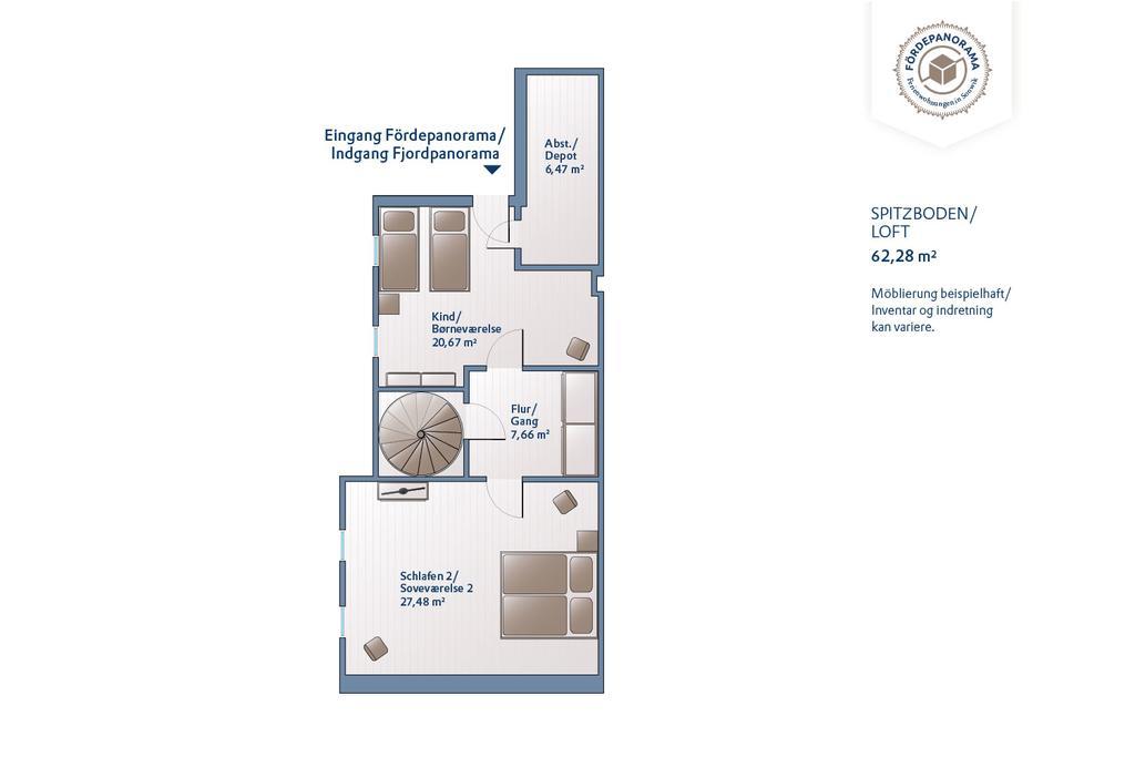 Ferienwohnung Foerdepanorama In Flensburg, Sonwik エクステリア 写真